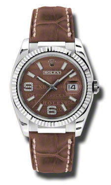 hård Fru Plateau Rolex - Datejust 36mm - White Gold - Leather – Watch Brands Direct - Luxury  Watches at the Largest Discounts