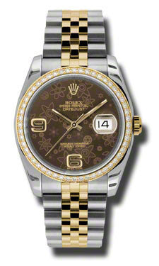 Rolex Datejust 36mm Steel and Yellow Gold Diamond Bezel - Main Image