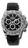 Rolex - Daytona White Gold - Leather Strap - Watch Brands Direct
 - 2