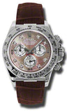 Rolex - Daytona White Gold - Leather Strap - Watch Brands Direct
 - 4