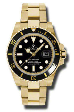 Rolex - Submariner Yellow Gold (116618) - Watch Brands Direct
 - 1