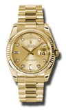 Rolex - Day-Date President Yellow Gold - Fluted Bezel - Watch Brands Direct
 - 27