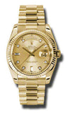 Rolex - Day-Date President Yellow Gold - Fluted Bezel - Watch Brands Direct
 - 27