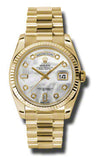 Rolex - Day-Date President Yellow Gold - Fluted Bezel - Watch Brands Direct
 - 35