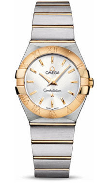 Omega Constellation Quartz 27 mm Brushed Steel and Yellow Gold