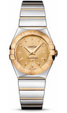 Omega,Omega - Constellation Quartz 27 mm - Polished Steel and Yellow Gold - Watch Brands Direct
