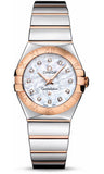 Omega,Omega - Constellation Quartz 27 mm - Polished Steel and Red Gold - Watch Brands Direct