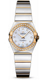 Omega,Omega - Constellation Quartz 24 mm - Polished Steel and Yellow Gold - Watch Brands Direct