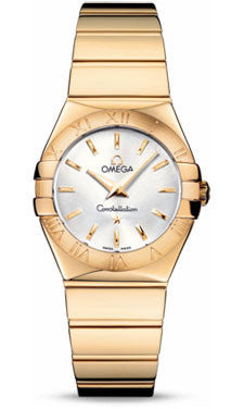 Omega,Omega - Constellation Quartz 27 mm - Polished Yellow Gold - Watch Brands Direct