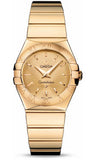 Omega,Omega - Constellation Quartz 27 mm - Polished Yellow Gold - Watch Brands Direct