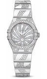 Omega,Omega - Constellation Quartz 24 mm - White Gold - Watch Brands Direct