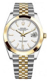 Rolex,Rolex - Datejust 41mm - Stainless Steel and Yellow Gold - Domed Bezel - Watch Brands Direct