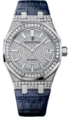 Audemars Piguet,Audemars Piguet - Royal Oak Lady Self Winding 37mm - White Gold - Watch Brands Direct