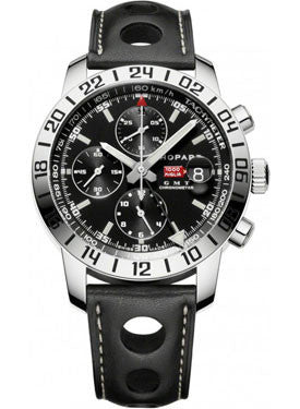 Chopard,Chopard - Mille Miglia - GMT - Stainless Steel - Leather Strap - Watch Brands Direct