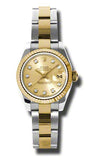 Rolex - Datejust Lady 26 - Steel and Yellow Gold - Fluted Bezel - Watch Brands Direct
 - 45