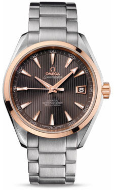 Omega,Omega - Seamaster Aqua Terra 150 M Co-Axial 41.5 mm - Steel And Red Gold - Watch Brands Direct