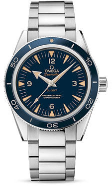 Omega,Omega - Seamaster 300 Omega Master Co-Axial 41 mm - Platinum - Watch Brands Direct