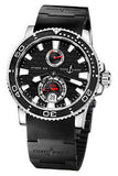 Ulysse Nardin,Ulysse Nardin - Marine Diver 42.7mm - Stainless Steel - Rubber Strap - Watch Brands Direct