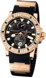 Ulysse Nardin,Ulysse Nardin - Marine Diver 42.7mm - Rose Gold and Diamonds - Watch Brands Direct