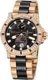Ulysse Nardin,Ulysse Nardin - Marine Diver 42.7mm - Rose Gold and Diamonds - Watch Brands Direct