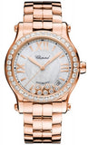 Chopard - Happy Sport Automatic - Round Medium 36mm - Rose gold - Watch Brands Direct
 - 2