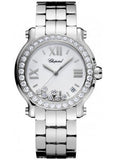 Chopard - Happy Sport - Round Medium - Stainless Steel - Bracelet - Watch Brands Direct
 - 2