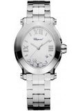 Chopard,Chopard - Happy Sport - Oval - Stainless Steel - Watch Brands Direct