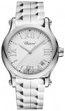 Chopard - Happy Sport Automatic - Round Medium 36mm - Stainless Steel - Watch Brands Direct
 - 2