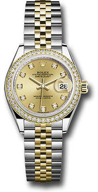 Rolex Datejust Lady 28 Stainless Steel and Yellow Gold