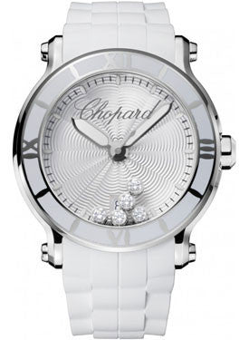 Chopard 手巻き時計 ホワイト Chopard - Happy Sport - Round XL – Watch Brands Direct - Luxury