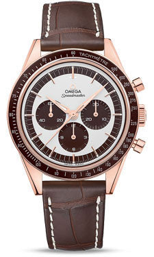 Omega,Omega - Speedmaster Moonwatch Professional 39.7 mm - Sedna Gold - Watch Brands Direct