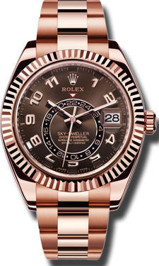 Rolex sky dweller rose gold chocolate Clearance