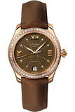 Glashutte Original,Glashutte Original - Ladies Collection - Serenade - Rose Gold - Brown - Watch Brands Direct