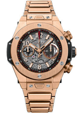 Hublot Classic Fusion Chronograph 18k Rose Gold Bezel Ceramic 45mm