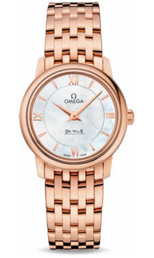 Omega,Omega - De Ville Prestige Quartz 27.4 mm - Red Gold - Watch Brands Direct