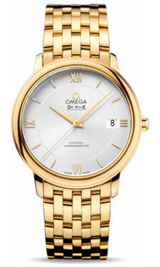 Omega,Omega - De Ville Prestige Co-Axial 36.8 mm - Yellow Gold - Watch Brands Direct