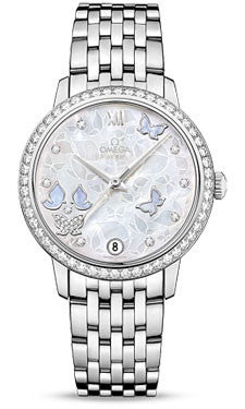 Omega,Omega - De Ville Prestige Co-Axial 32.7 mm - White Gold - Watch Brands Direct
