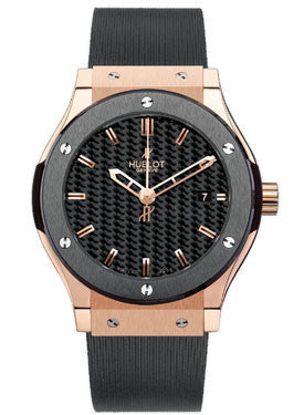 Hublot,Hublot - Classic Fusion 45mm Red Gold And Ceramic - Watch Brands Direct