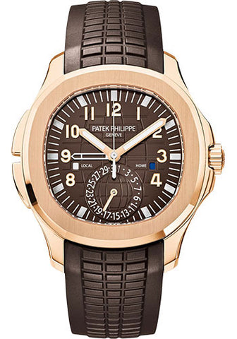 Patek Philippe - Aquanaut Mens Dual Time - Rose Gold