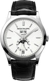 Patek Philippe,Patek Philippe - Complications Annual Calendar - White Gold - Leather - 38mm - Watch Brands Direct