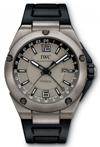 IWC Ingenieur Dual Time Titanium Watch Brands Direct Luxury
