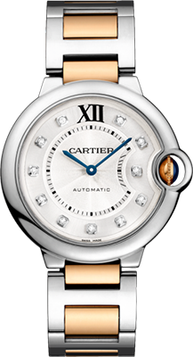 Cartier Ballon Bleu 36mm Steel and Pink Gold Watch Brands