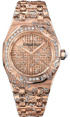 Audemars Piguet,Audemars Piguet - Royal Oak Lady Floral - Watch Brands Direct