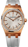 Audemars Piguet,Audemars Piguet - Royal Oak Lady Quartz 33mm - Pink Gold - Watch Brands Direct