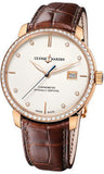 Ulysse Nardin,Ulysse Nardin - Classico Automatic - Rose Gold - Leather Strap - Watch Brands Direct