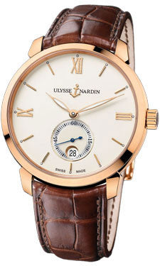 Ulysse Nardin,Ulysse Nardin - Classico Automatic - Small Seconds - Rose Gold - Watch Brands Direct
