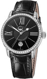 Ulysse Nardin,Ulysse Nardin - Classico Luna - Stainless Steel - Diamond Bezel - Watch Brands Direct
