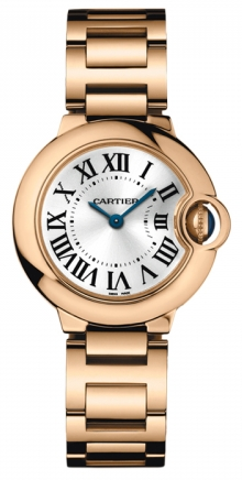 Cartier ballon bleu sales 28mm rose gold