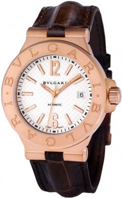 Bulgari,Bulgari - Diagono Automatic 40mm - Rose Gold - Watch Brands Direct