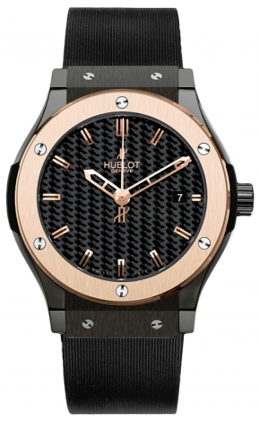 Hublot,Hublot - Classic Fusion 45mm Ceramic And Red Gold - Watch Brands Direct